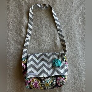 Main Street Patterned Satchel